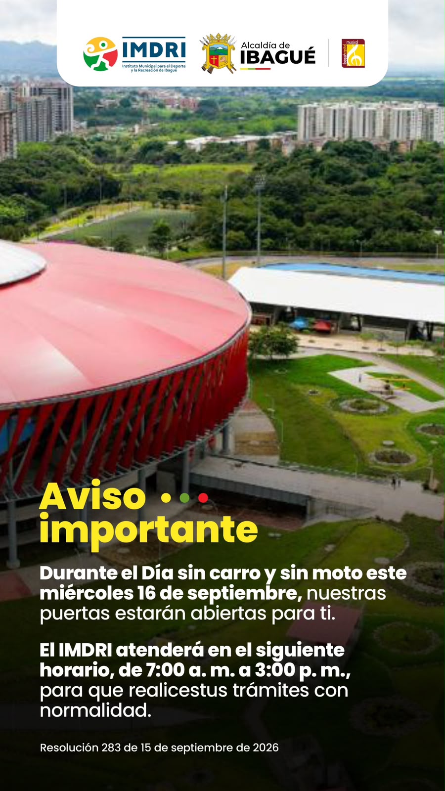 Estamos a poco de contarte la gestión del semestre A del 2026 ??. Conéctate a la primera Rendición de Cuentas del año y descubre un formato diferente para contar los avances de la ciudad. Pregunta, infórmate y recorre con nosotros las obras para todos